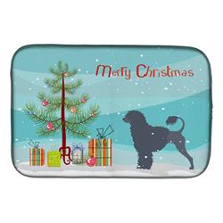 Portuguese Water Dog Merry Christmas Tree Dish Drying Mat