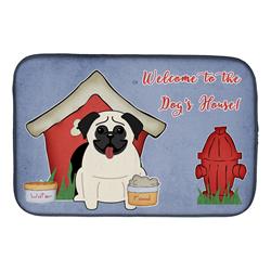 Dog House Collection Pug Cream Dish Drying Mat