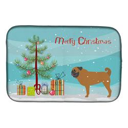 BB2965DDM Pug Merry Christmas Tree Dish Drying Mat