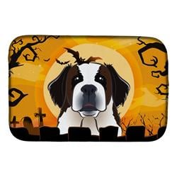 BB1804DDM Halloween Saint Bernard Dish Drying Mat