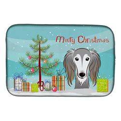Christmas Tree & Saluki Dish Drying Mat