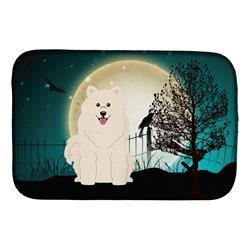 BB2220DDM Halloween Scary Samoyed Dish Drying Mat