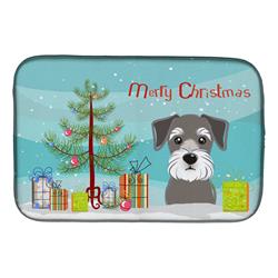 Christmas Tree & Schnauzer Dish Drying Mat