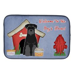 Dog House Collection Standard Schnauzer Black Dish Drying Mat