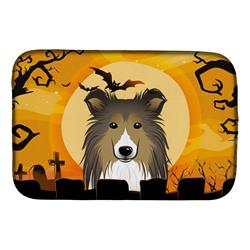 BB1800DDM Halloween Sheltie Dish Drying Mat