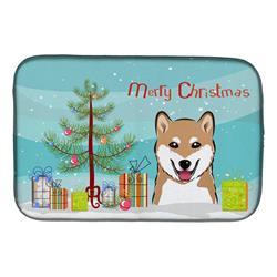 Christmas Tree & Shiba Inu Dish Drying Mat