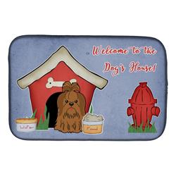 Dog House Collection Shih Tzu Silver Chocolate Dish Drying Mat