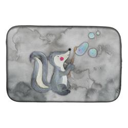 BB7352DDM Skunk & Bubbles Watercolor Dish Drying Mat