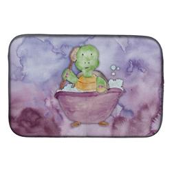 BB7344DDM Turtle Bathing Watercolor Dish Drying Mat