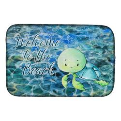 BB8520DDM Sea Turtle Welcome Dish Drying Mat