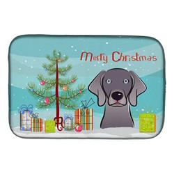 BB1603DDM Christmas Tree & Weimaraner Dish Drying Mat