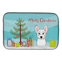 BB1598DDM Christmas Tree & Westie Dish Drying Mat
