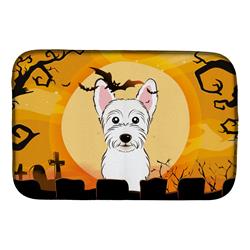 BB1784DDM Halloween Westie Dish Drying Mat