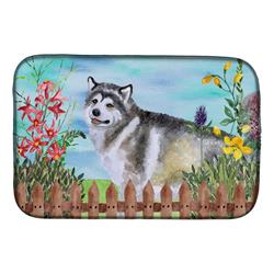CK1200DDM Alaskan Malamute Spring Dish Drying Mat