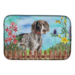 Picture of Carolines Treasures CK1203DDM German Shorthaired Pointer Spring Dish Drying Mat
