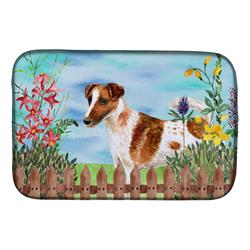 CK1209DDM Smooth Fox Terrier Spring Dish Drying Mat