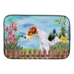 CK1212DDM Fox Terrier Spring Dish Drying Mat