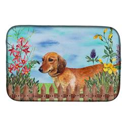 CK1214DDM Dachshund Spring Dish Drying Mat