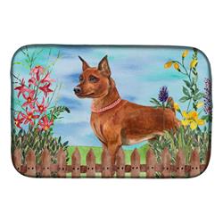 CK1218DDM Miniature Pinscher Spring Dish Drying Mat