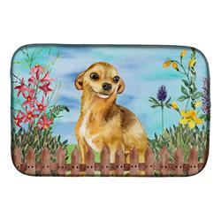 Picture of Carolines Treasures CK1220DDM Chihuahua Spring Dish Drying Mat