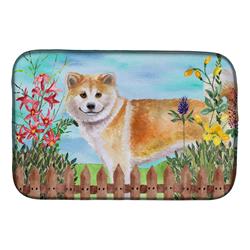 Shiba Inu Spring Dish Drying Mat