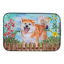 Picture of Carolines Treasures CK1265DDM Akita Spring Dish Drying Mat