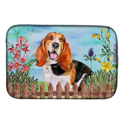 CK1266DDM Basset Hound Spring Dish Drying Mat