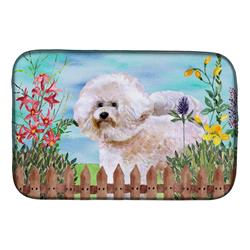 CK1267DDM Bichon Frise No.2 Spring Dish Drying Mat