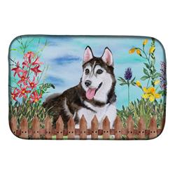 Siberian Husky No.2 Spring Dish Drying Mat
