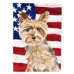 CK1706GF Patriotic USA Fox Terrier Garden Size Flag