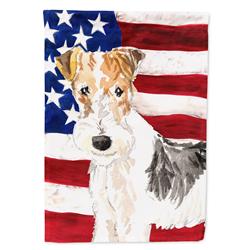 CK1707GF Patriotic USA Yorkie Yorkshire Terrier Garden Size Flag