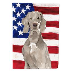 CK1711GF Patriotic USA Weimaraner Garden Size Flag