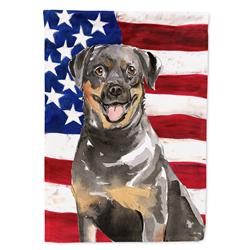 CK1720GF Patriotic USA Rottweiler Garden Size Flag