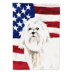 CK1723GF Patriotic USA Maltese Garden Size Flag