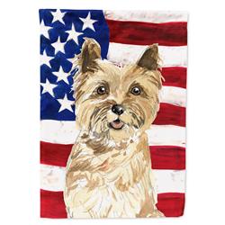 CK1735GF Patriotic USA Cairn Terrier Garden Size Flag