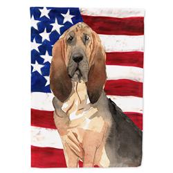 CK1739GF Patriotic USA Bloodhound Garden Size Flag