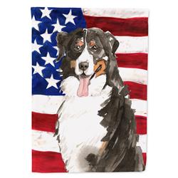 CK1741GF Patriotic USA Bernese Mountain Dog Garden Size Flag