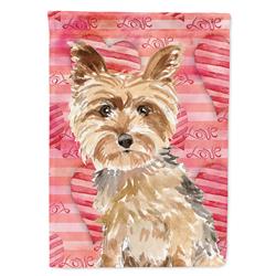 Love a Yorkie Yorkshire Terrier Garden Size Flag