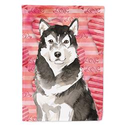 Love a Alaskan Malamute Garden Size Flag