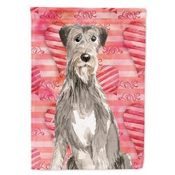 Love a Irish Wolfhound Garden Size Flag