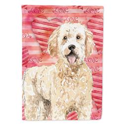 Love a Goldendoodle Garden Size Flag