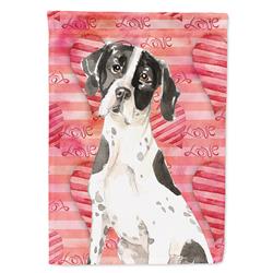 Love a English Pointer Garden Size Flag