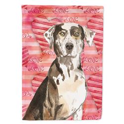 Love a Catahoula Leopard Dog Garden Size Flag