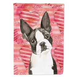 Love a Boston Terrier Garden Size Flag
