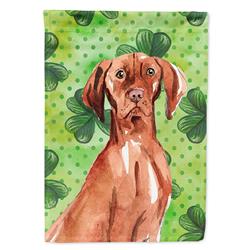 Shamrocks Vizsla Garden Size Flag