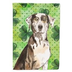 Shamrocks Catahoula Leopard Dog Garden Size Flag