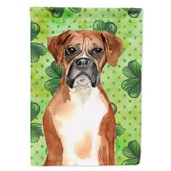 Shamrocks Boxer Garden Size Flag