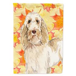 Fall Leaves Spinone Italiano Garden Size Flag