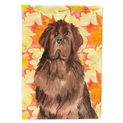 Fall Leaves Newfoundland Garden Size Flag