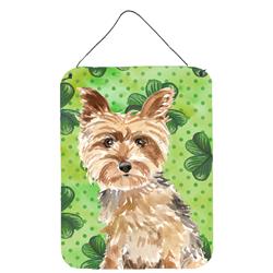 Shamrocks Yorkie Yorkshire Terrier Wall or Door Hanging Prints
